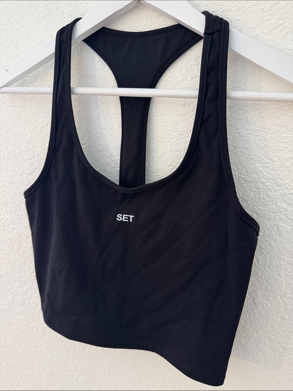 Set Active Racerback Cropped Tank - Picture 2 of 4